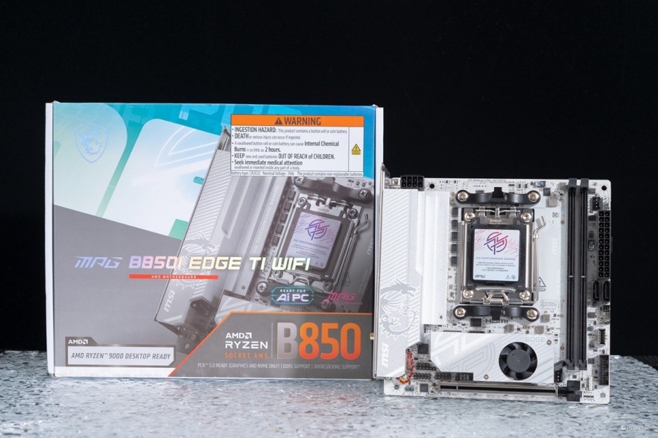 微星MPG B850I EDGE TI WIFI刀锋钛评测：最适合组建AMD小钢炮的主板
