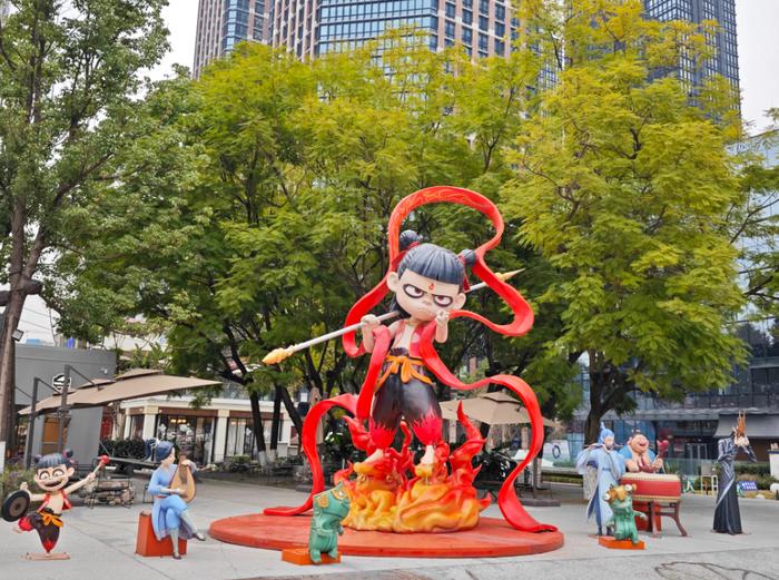 《哪吒之魔童闹海》动画电影诞生地天府长岛数字文创园。成都高新区管委会供图