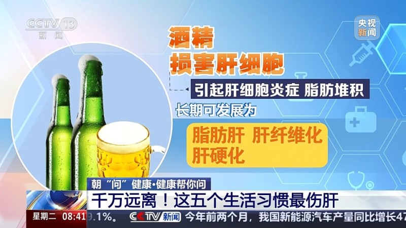 朝“问”健康丨日常生活中哪些习惯最伤肝？这些“雷”别踩