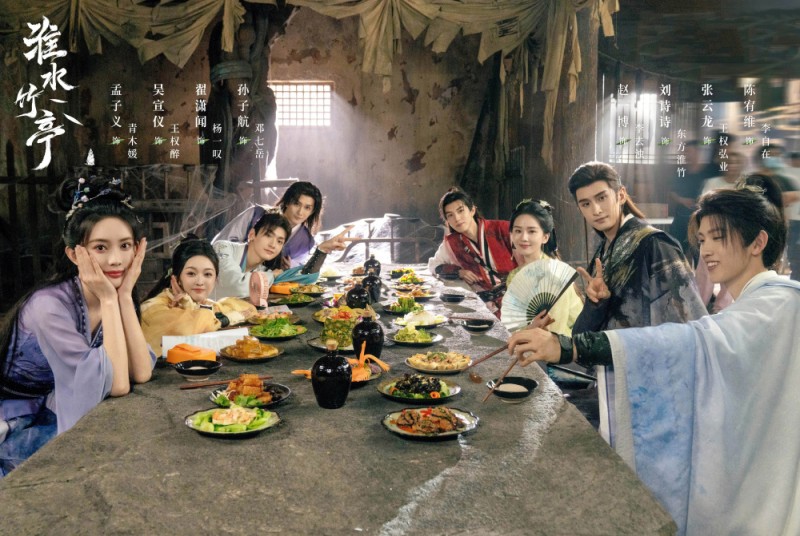 刘诗诗新剧《淮水竹亭》就是颜值天花板,古风美女云集,太养眼了