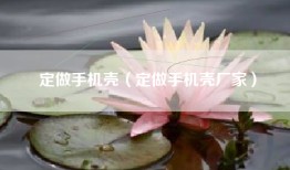 定做手机壳（定做手机壳厂家）
