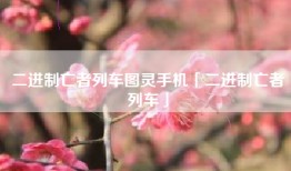 二进制亡者列车图灵手机「二进制亡者列车」