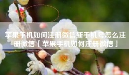 苹果手机如何注册微信新手机号怎么注册微信「苹果手机如何注册微信」
