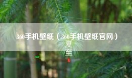 360手机壁纸（360手机壁纸官网）