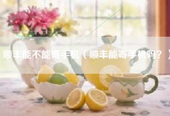 顺丰能不能寄手机（顺丰能寄手机吗？）