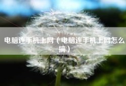 电脑连手机上网（电脑连手机上网怎么搞）