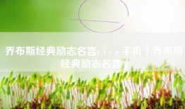 乔布斯经典励志名言v i v o 手机「乔布斯经典励志名言」