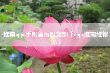 淮南oppo手机售后服务部（oppo淮南维修站）