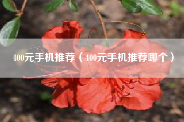 400元手机推荐（400元手机推荐哪个）