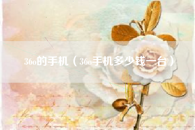 36o的手机（36o手机多少钱一台）