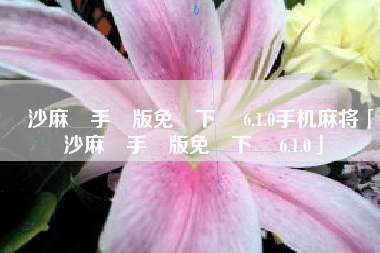 長沙麻將手機版免費下載 6.1.0手机麻将「長沙麻將手機版免費下載 6.1.0」
