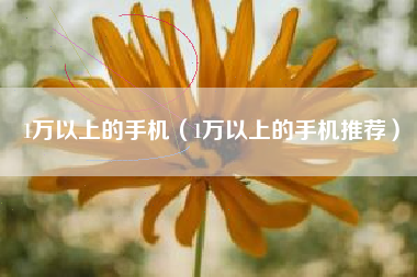 1万以上的手机（1万以上的手机推荐）