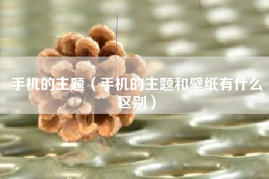 手机的主题（手机的主题和壁纸有什么区别）