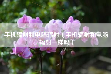 手机辐射和电脑辐射（手机辐射和电脑辐射一样吗）