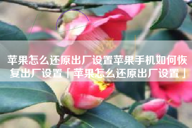 苹果怎么还原出厂设置苹果手机如何恢复出厂设置「苹果怎么还原出厂设置」